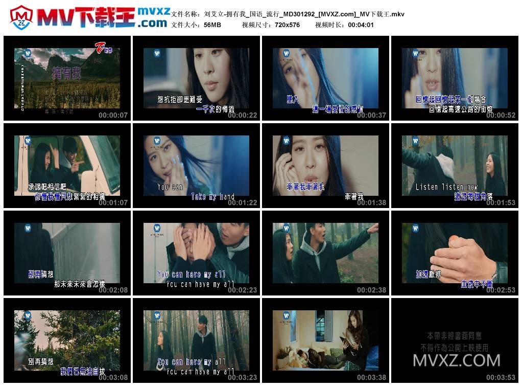 刘艾立-拥有我_国语_流行_MD301292